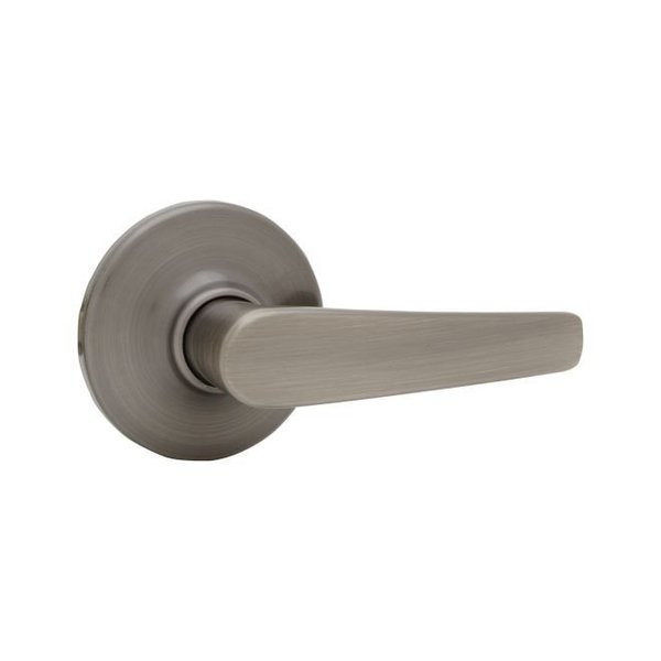 Kwikset Delta Lever Interior Single Cylinder Handleset Trim, Satin Nickel Blackened 966DL-15A